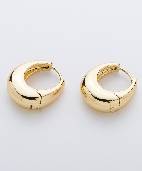 AJUGA.（アジュガ）の「クレッシェンドフープピアス（ピアス（両耳用）・レディース・シルバー/ゴールド・ONE SIZE）」の9枚目の写真