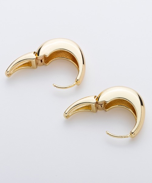 AJUGA.（アジュガ）の「クレッシェンドフープピアス（ピアス（両耳用）・レディース・シルバー/ゴールド・ONE SIZE）」の10枚目の写真