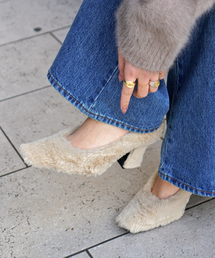 AP STUDIO | 【NODALETO/ノダレト】fur pumps(パンプス)