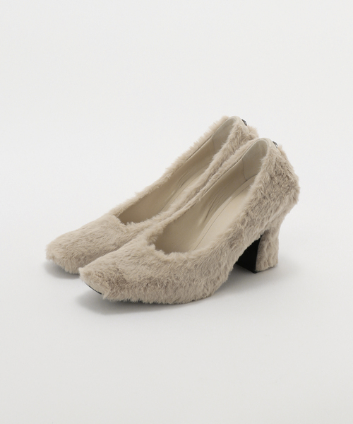 AP STUDIO（エーピーストゥディオ）の「【NODALETO/ノダレト】fur pumps（パンプス・レディース・ベージュ・36/37/38）」の7枚目の写真