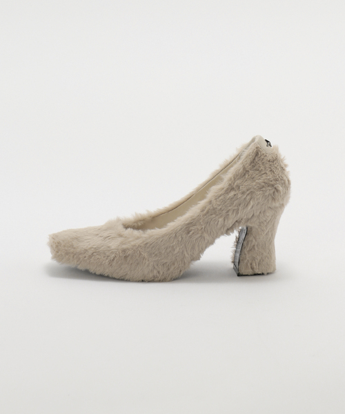 AP STUDIO（エーピーストゥディオ）の「【NODALETO/ノダレト】fur pumps（パンプス・レディース・ベージュ・36/37/38）」の8枚目の写真