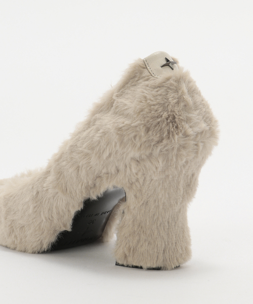 AP STUDIO（エーピーストゥディオ）の「【NODALETO/ノダレト】fur pumps（パンプス・レディース・ベージュ・36/37/38）」の11枚目の写真