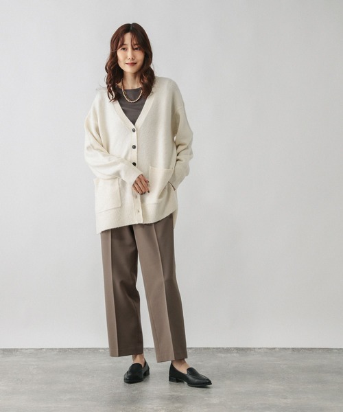GLOBAL WORK(グローバルワーク)の「あったかウツクシルエットイージーストレートパンツ/580754(その他パンツ・レディース・ネイビー/グレー系その他6/ブラック/ブラウン系その他6・XX-LARGE/X-LARGE/X-SMALL/SMALL/LARGE/MEDIUM/XL-Long/L-Long/S-Long/M-Long)」の5枚目の写真