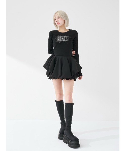 シャイニーDDロゴコンパクトロングTシャツ（Tシャツ/カットソー