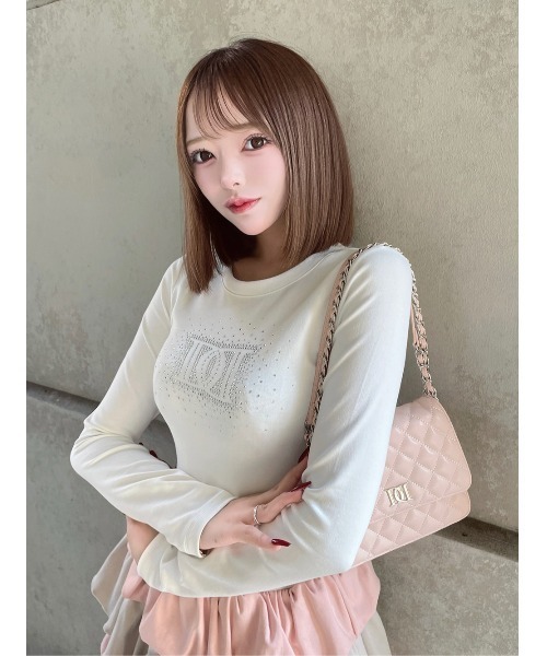 シャイニーDDロゴコンパクトロングTシャツ（Tシャツ/カットソー