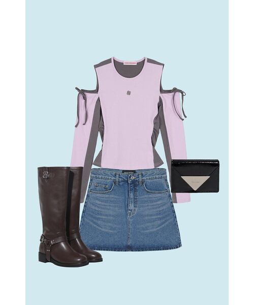 NICK&NICOLE(ニックアンドニコール)の「WASHING DENIM MINI SKIRT_BLUE(スカート・レディース・その他・MEDIUM/SMALL/LARGE)」の9枚目の写真