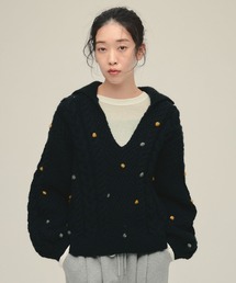 eL | 【eL】Nepal Hand Knit Skipper Pullover/491272(ニット/セーター)