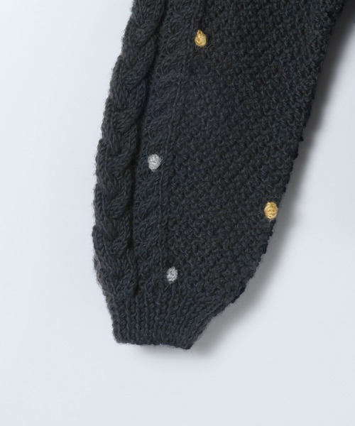 eL（エル）の「【eL】Nepal Hand Knit Skipper Pullover/491272（ニット/セーター・レディース・グレー/ネイビー・FREE）」の16枚目の写真