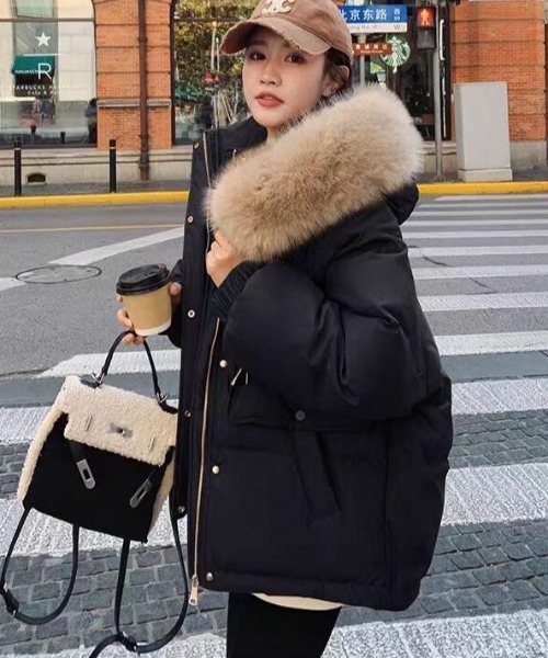 ファーホードダウンジャケット（ダウンジャケット/コート）｜semplice