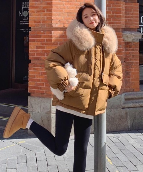 セール】ファーホードダウンジャケット（ダウンジャケット/コート