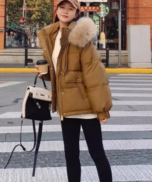 セール】ファーホードダウンジャケット（ダウンジャケット/コート