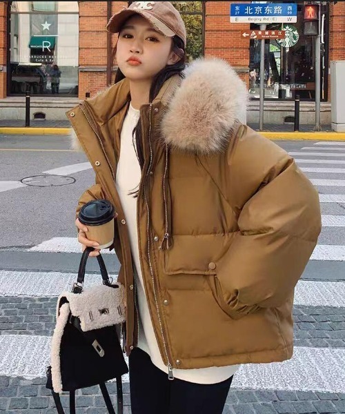 セール】ファーホードダウンジャケット（ダウンジャケット/コート