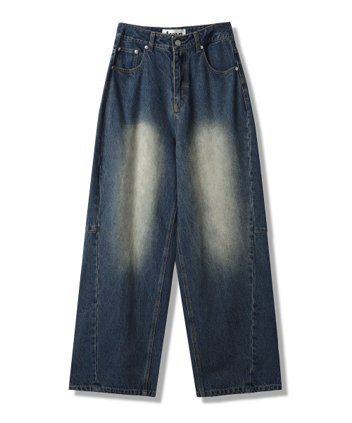 AVANDRESS(アバンドレス )の「Dart Tapered Pants BLUE(デニムパンツ・レディース・ブルー・X-SMALL/SMALL/MEDIUM/LARGE/X-LARGE)」の3枚目の写真