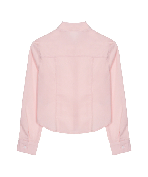 NICK&NICOLE(ニックアンドニコール)の「MINIMAL PINTUCK WRINKLE FREE SHIRT_PINK(シャツ/ブラウス・レディース・その他・LARGE/MEDIUM)」の2枚目の写真