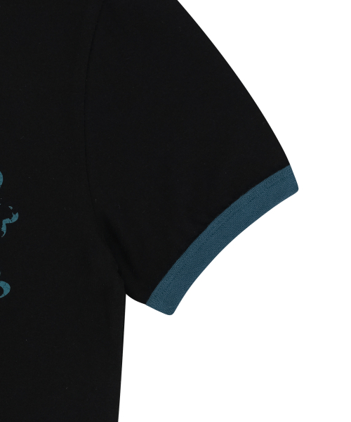 AAKAM(アーカム)の「Stamp Printed Ringer Top (Black)(Tシャツ/カットソー・レディース・その他・1/2)」の11枚目の写真
