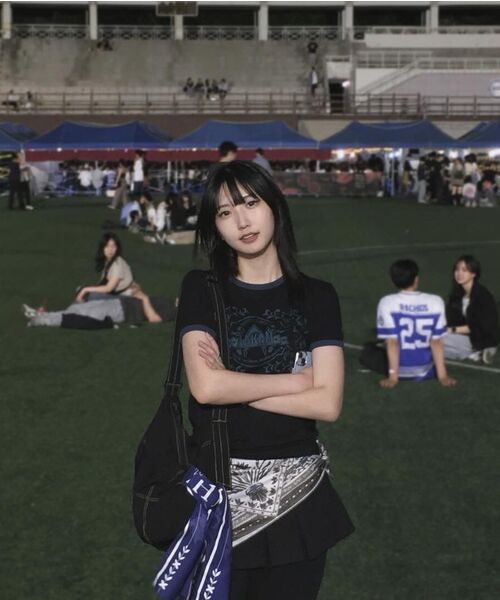 AAKAM(アーカム)の「Stamp Printed Ringer Top (Black)(Tシャツ/カットソー・レディース・その他・1/2)」の15枚目の写真