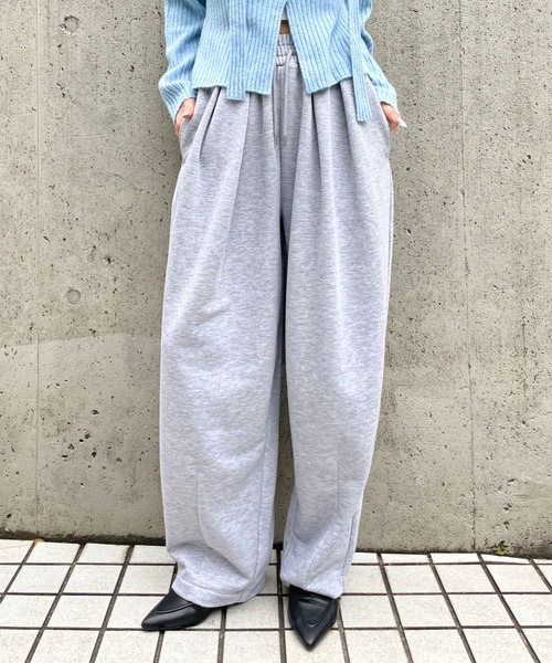 3.3 Field Trip (3.3フィールドトリップ)の「3.3 Field Trip/ルーズバレルスウエットパンツ(スウェットパンツ・レディース・ブラック/グレー/ブラウン・FREE)」の3枚目の写真