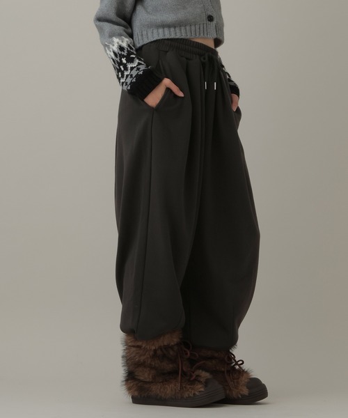 3.3 Field Trip (3.3フィールドトリップ)の「3.3 Field Trip/ルーズバレルスウエットパンツ(スウェットパンツ・レディース・ブラック/グレー/ブラウン・FREE)」の16枚目の写真