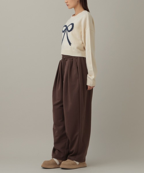 3.3 Field Trip (3.3フィールドトリップ)の「3.3 Field Trip/ルーズバレルスウエットパンツ(スウェットパンツ・レディース・ブラック/グレー/ブラウン・FREE)」の21枚目の写真