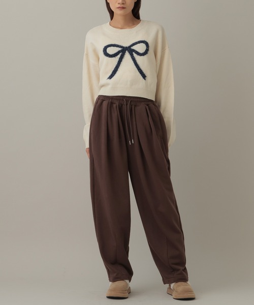 3.3 Field Trip (3.3フィールドトリップ)の「3.3 Field Trip/ルーズバレルスウエットパンツ(スウェットパンツ・レディース・ブラック/グレー/ブラウン・FREE)」の20枚目の写真