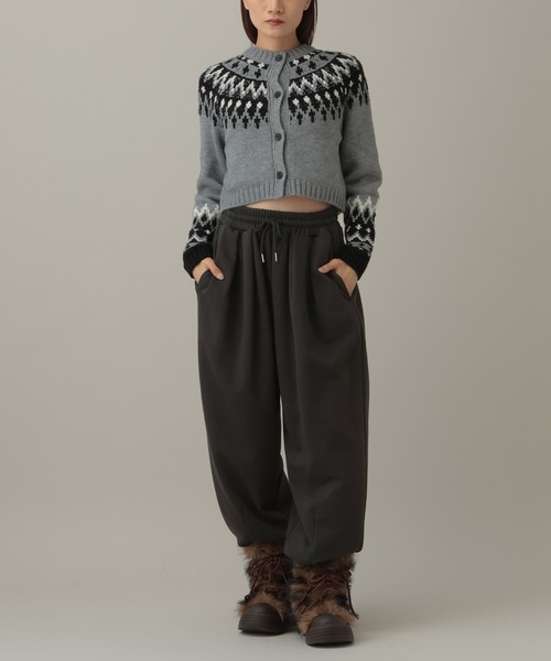 3.3 Field Trip (3.3フィールドトリップ)の「3.3 Field Trip/ルーズバレルスウエットパンツ(スウェットパンツ・レディース・ブラック/グレー/ブラウン・FREE)」の12枚目の写真