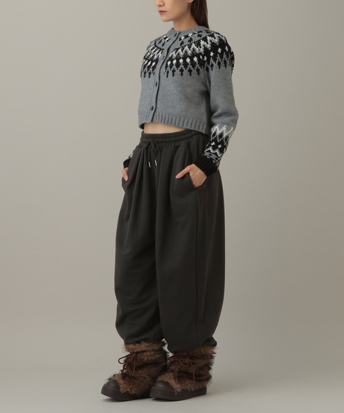 3.3 Field Trip (3.3フィールドトリップ)の「3.3 Field Trip/ルーズバレルスウエットパンツ(スウェットパンツ・レディース・ブラック/グレー/ブラウン・FREE)」の13枚目の写真