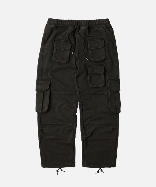 FRIZMWORKS(フリズムワークス)の「FRENCH PARATROOPER SWEAT PANTS _ BLACK BROWN(スウェットパンツ・メンズ・その他・SMALL/MEDIUM/LARGE/X-LARGE)」の1枚目の写真