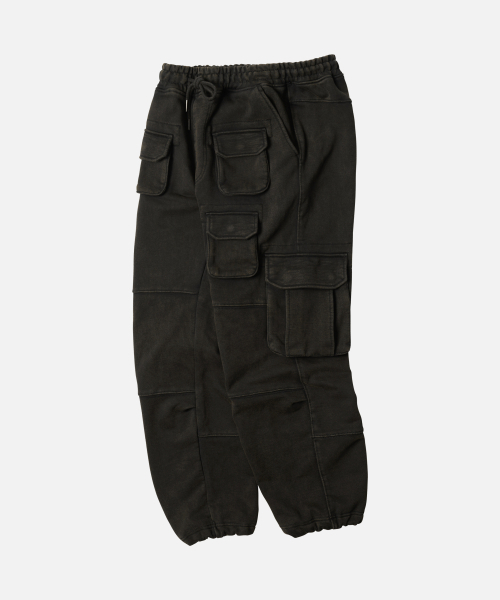 FRIZMWORKS(フリズムワークス)の「FRENCH PARATROOPER SWEAT PANTS _ BLACK BROWN(スウェットパンツ・メンズ・その他・SMALL/MEDIUM/LARGE/X-LARGE)」の2枚目の写真