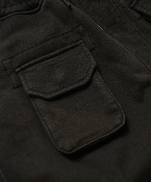 FRIZMWORKS(フリズムワークス)の「FRENCH PARATROOPER SWEAT PANTS _ BLACK BROWN(スウェットパンツ・メンズ・その他・SMALL/MEDIUM/LARGE/X-LARGE)」の5枚目の写真