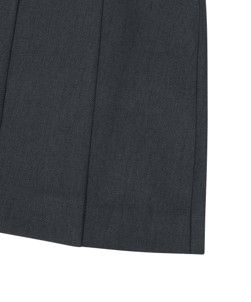 IUGAMAKARAS(イウガマカラス)の「Belted Bag Pleats Midi Skirt (Dark Gray)(スカート・レディース・その他・2/1)」の2枚目の写真