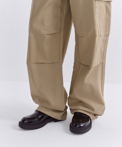MUSINSA STANDARD WOMAN（ムシンサスタンダードウーマン）の「ウィメンズ裏起毛ワイドカーゴパンツ[ベージュ]（その他パンツ・レディース・その他・30/24/25/26/27/28/29）」の8枚目の写真