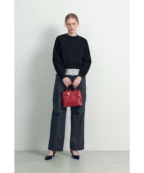 MUSINSA STANDARD WOMAN（ムシンサスタンダードウーマン）の「ウィメンズワイドカーゴパンツ[ダークグレー]（その他パンツ・レディース・その他・24/25/26/27/28/29/30）」の21枚目の写真
