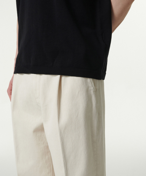 MUSINSA STANDARD（ムシンサスタンダード）の「コントラストカラー ニットポロシャツ [ブラック]（ポロシャツ・メンズ・その他・XX-LARGE/LARGE/MEDIUM/SMALL/X-LARGE）」の6枚目の写真