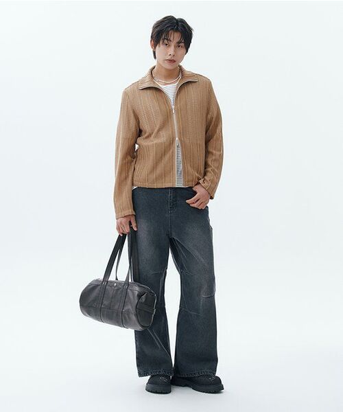 TRIP LE SENS(トリップ ル センス)の「ベーシックUネックシルケットコットンTシャツ_STネックラインホワイト(Tシャツ/カットソー・メンズ・その他・SMALL/MEDIUM/LARGE/X-LARGE)」の7枚目の写真