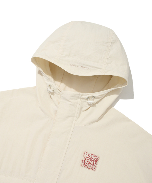 Wacky WiLLy（ワッキーウィリー）の「ナイロンフードアノラックエクルー（ナイロンジャケット・レディース・その他・SMALL/MEDIUM/LARGE/X-LARGE）」の6枚目の写真