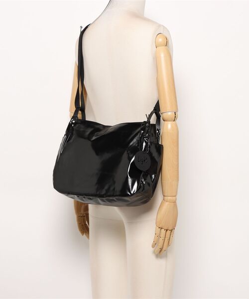 Jack Gomme(ジャックゴム)の「【JACK GOMME】ショルダーバッグ メッセンジャー MAEL(ショルダーバッグ・レディース・ブラック/シルバー/モカ/アイボリー/オリーブ/インディゴブルー/ワインレッド・FREE)」の12枚目の写真