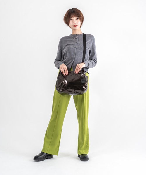 Jack Gomme(ジャックゴム)の「【JACK GOMME】ショルダーバッグ メッセンジャー MAEL(ショルダーバッグ・レディース・ブラック/シルバー/モカ/アイボリー/オリーブ/インディゴブルー/ワインレッド/ゴールド/ライトブルー/カーキ・FREE)」の18枚目の写真