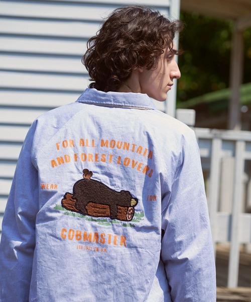 COBMASTER(コブマスター)の「COBMASTER/コブマスター オックス × ナイロンリップ Rev.ジャケット(ブルゾン・メンズ・ブラック/ネイビー/マスタード・MEDIUM/LARGE/X-LARGE)」の2枚目の写真