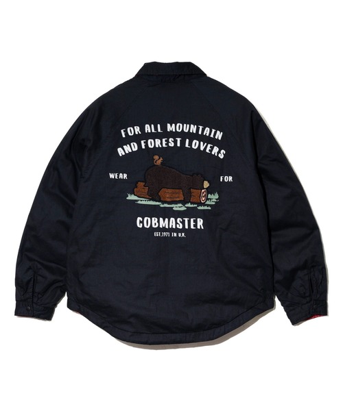 COBMASTER(コブマスター)の「COBMASTER/コブマスター オックス × ナイロンリップ Rev.ジャケット(ブルゾン・メンズ・ブラック/ネイビー/マスタード・MEDIUM/LARGE/X-LARGE)」の5枚目の写真