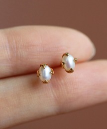 YU-KA:クラシックパールスタッドピス Classic Pearl stud pierce