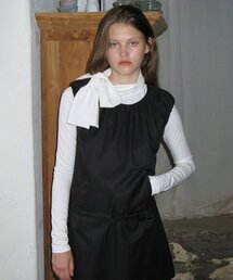 VOLUME MINI DRESS (BLACK)