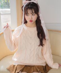 ems excite｜エムズエキサイトのニット/セーター（ピンク/桃色系）通販