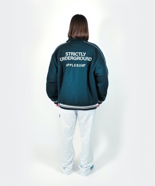 Kinetics（キネティクス）の「APPLEBUM Collared Melton Stadium Jacket（アップルバム カラード メルトン スタジアム ジャケット）（スタジャン・メンズ・ネイビー/グリーン・LARGE/MEDIUM/X-LARGE）」の20枚目の写真