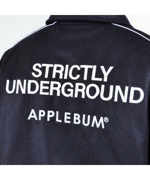 Kinetics（キネティクス）の「APPLEBUM Collared Melton Stadium Jacket（アップルバム カラード メルトン スタジアム ジャケット）（スタジャン・メンズ・ネイビー/グリーン・LARGE/MEDIUM/X-LARGE）」の8枚目の写真