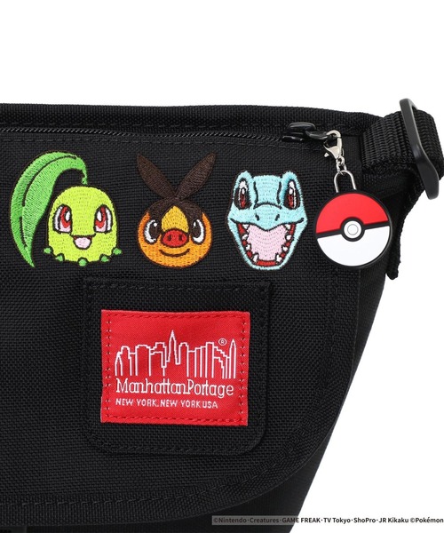 Manhattan Portage（マンハッタンポーテージ）の「Manhattan Portage/マンハッタンポーテージ ショルダーバック "ポケモン" NYLON MESSENGER BAG (XXS) FZP Pokemon 25 ZA MP1603FZPPKMNZA（ショルダーバッグ・メンズ・ブラック×レッド・FREE）」の12枚目の写真