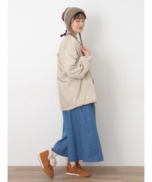 Samansa Mos2（サマンサ モスモス）の「ボアスニーカーブーツ（ブーツ・レディース・ダークブラウン/キャメル・L/S/XL/M）」の3枚目の写真