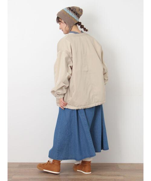 Samansa Mos2（サマンサ モスモス）の「ボアスニーカーブーツ（ブーツ・レディース・ダークブラウン/キャメル・L/S/XL/M）」の4枚目の写真