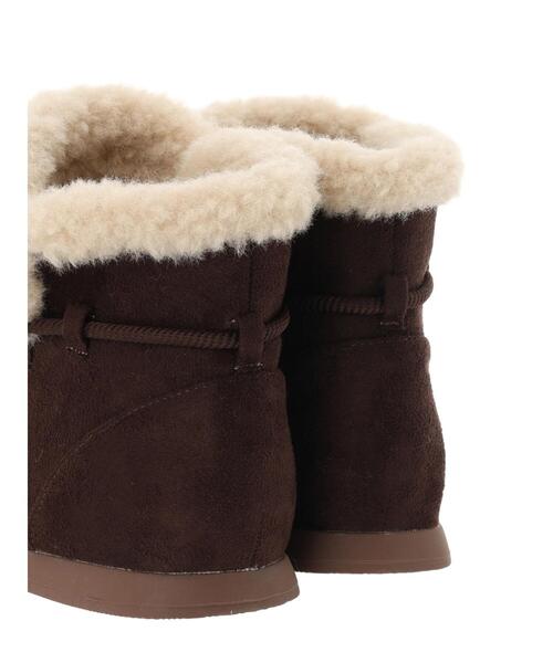 Samansa Mos2（サマンサ モスモス）の「ボアスニーカーブーツ（ブーツ・レディース・ダークブラウン/キャメル・L/S/XL/M）」の12枚目の写真