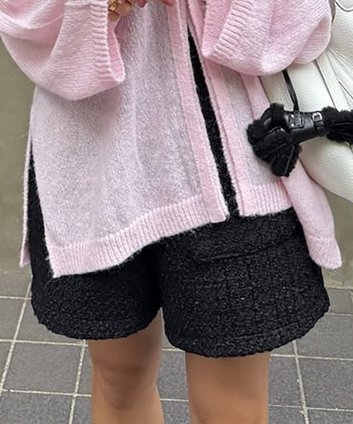 ST.ROONEY(セントルーニー)の「ツイードショートパンツ【低身長・小柄女性向け】(その他パンツ・レディース・ブラック・XS)」の3枚目の写真