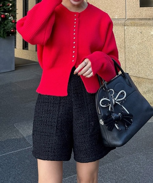 ST.ROONEY(セントルーニー)の「ツイードショートパンツ【低身長・小柄女性向け】(その他パンツ・レディース・ブラック・XS)」の7枚目の写真